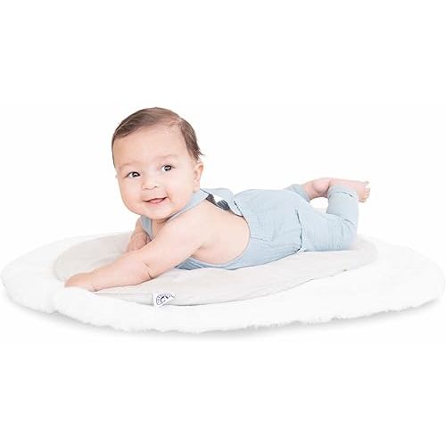 Topponcino Fur Rug by The Montessori Faux Fur Baby Mat for Extra Warmth & Softness | Animal-Friendly | Machine Washable