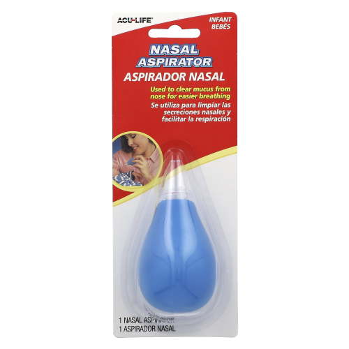 Flents Acu-Life, Nasal Aspirator, Infant, 1 Nasal Aspirator - Walmart Business Supplies