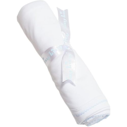 Kissy Kissy - Basic Blanket - White Blue-One Size
