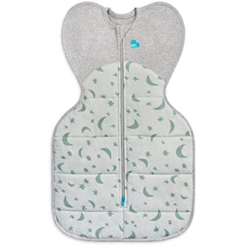 Love to Dream Swaddle UP Extra Warm 3.5 TOG, Olive, Newborn, 5-8.5 lbs, Dramatically Better Sleep, Allow Baby to Sleep in Preferred Arms Up Position for Self-Soothing, Snug Fit Calms Startle Reflex