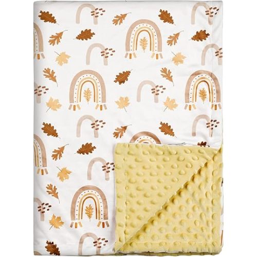 Soarwg Kids Baby Blanket Unisex Newborn, Super Soft Comfy Rainbow Blankets, for Toddler Baby Nursery Bed Blanket Stroller Crib Shower Gifts, 30 x 40 Inch