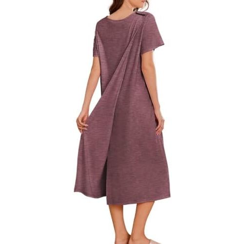 Deyeek Open Back Hospital Gowns for Women Post Shoulder Surgery Dress after Rotator Cuff Tear Away Adaptive Clothing