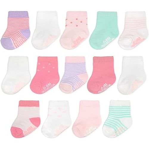 Amazon.com: Fruit of the Loom Baby 14-Pack Grow & Fit Flex Zones Cotton Stretch Socks - Unisex, Girls, Boys: Clothing, Shoes & Jewelry