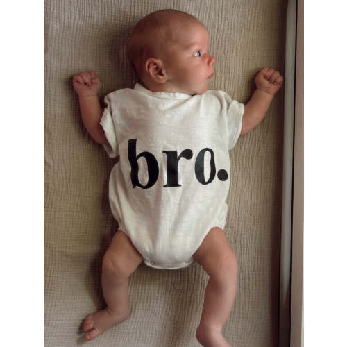 BRO Black / Organic Graphic T-Shirt Bubble