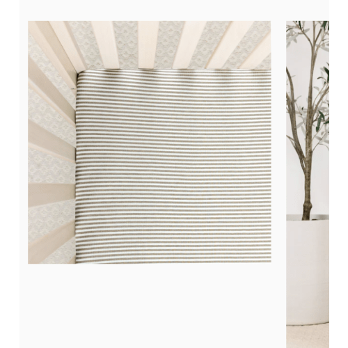 Indy Ribbed Crib Sheet