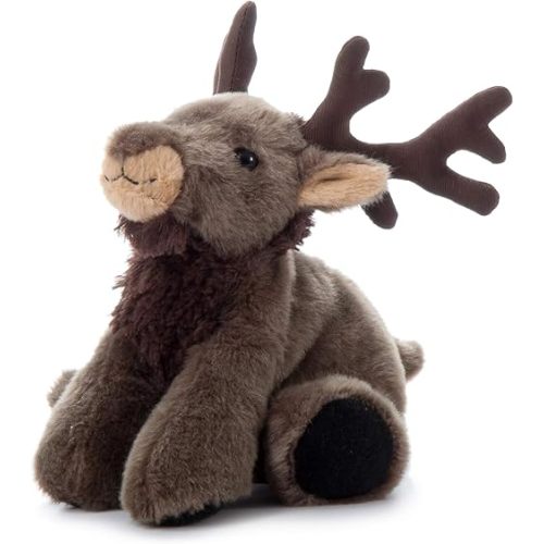 The Petting Zoo Elk Stuffed Animal Plushie, Gifts for Kids, Wild Onez Zoo Animals, Elk Plush Toy 9 Inches