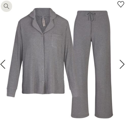 SOFT LOUNGE SLEEP SET | HEATHER GREY