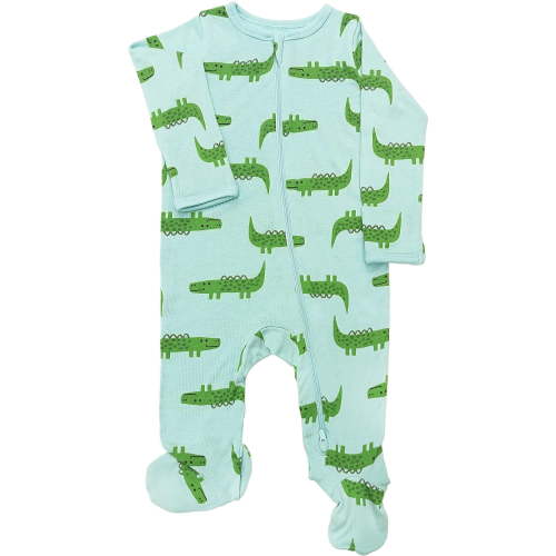 Wonder So Soft Modal by Wonder Nation Baby Unisex Two-Way Zipper Footed Sleep N Play Pajamas, Sizes Preemie-6/9 Months