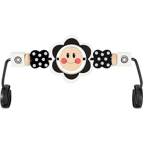 Baby Bouncer Toy Bar, Bouncer Toy Bar,Baby Bjorn Bouncer Toy Bar,Easy to Attach and Remove, Child-Friendly Materials, Ideal for Baby, Black and White Baby Toys