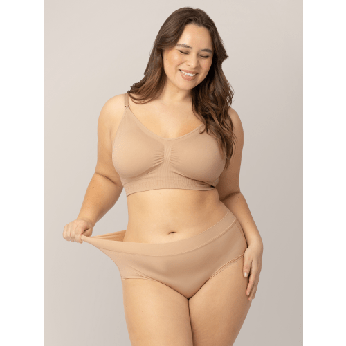 Grow with Me™ Maternity & Postpartum Brief | Beige - Kindred Bravely