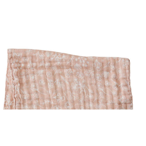Wildflower Muslin Burp Cloth