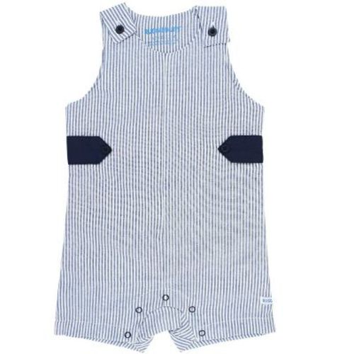 Ruggedbutts Classic Jon Jon - Blue Seersucker, Size: 3-6m