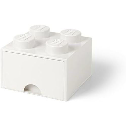 Room Copenhagen, LEGO Brick Box Stackable Storage Containers - Decorative  Organizational Building Blocks for Kid's Toys and Accessories - 4.92 x 4.92