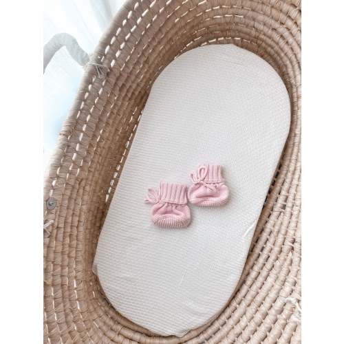 Knitted Booties - Fairy Floss