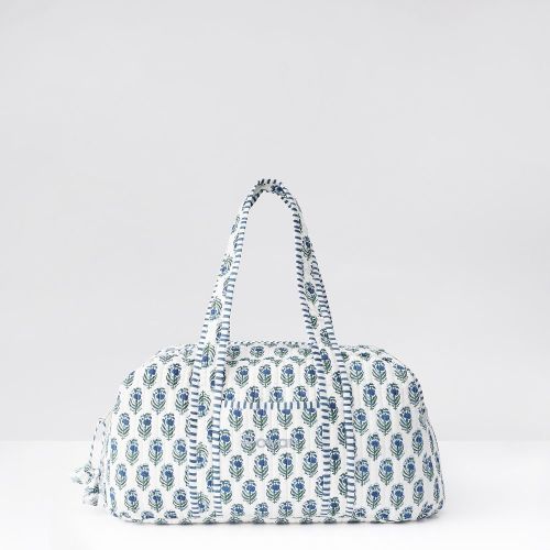 Block Print Quilted Overnighter