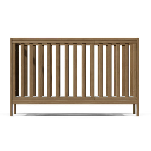 11-In-1 Convertible Mini Cradle to Full Size Crib With Removable Wheels