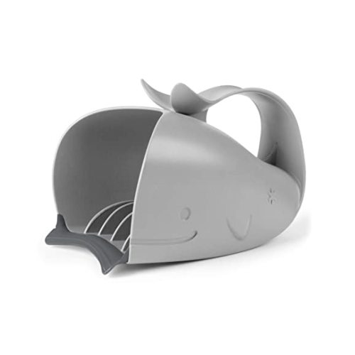 Skip Hop Baby Bath Rinse Cup, Moby Tear-free Waterfall Rinser, Grey - Gray