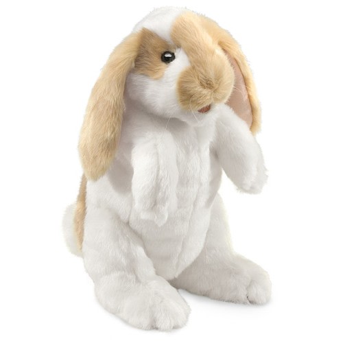 Standing Lop Rabbit Hand Puppet | Folkmanis