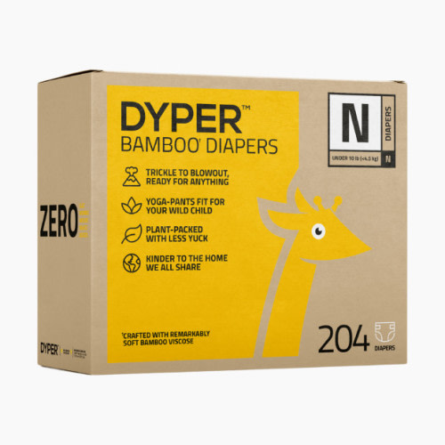 DYPER Bamboo Viscose Baby Diapers - Newborn, 6