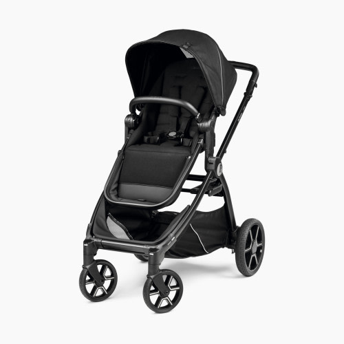 Peg Perego Ypsi Compact Single to Double Stroller - True Black