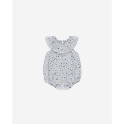 Myla Romper || Light Blue 3-6 mos