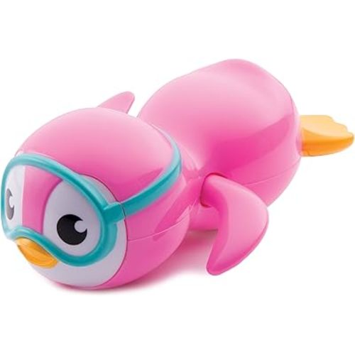 Munchkin® Wind Up Swimming Penguin Baby and Toddler Bath Toy, Pink