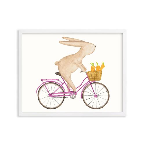Minted® Fast Riders Framed Gallery Art by Francisca Reyes | Pottery Barn Kids