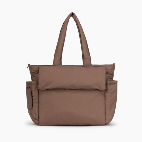 CALPAK Diaper Tote Bag With Laptop Sleeve - Hazelnut