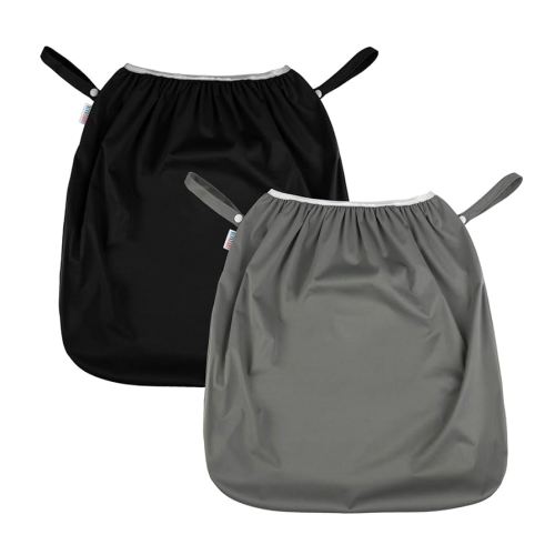 ALVABABY Reusable Diaper Pail Liner for Cloth Diaper,Rubbish Bag,Laundry,Kitchen Garbage Cans (Black Grey, Small Size:5 Gallon) LLS-B2629