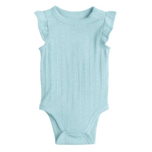 Baby Girl Jumping Beans® Pointelle Flutter Sleeve Bodysuit