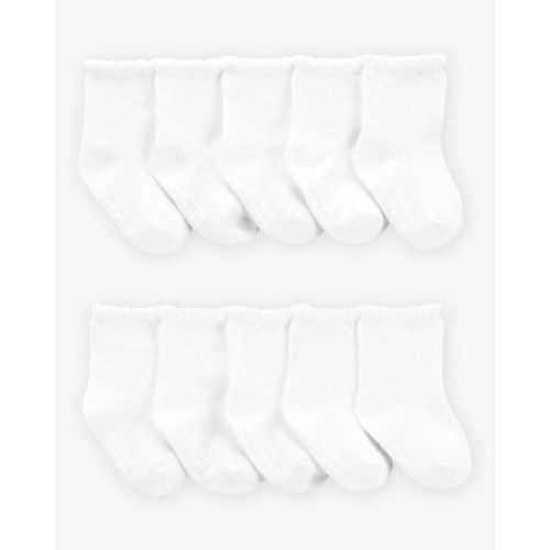 Baby 10-Pack Scallop Crew Socks - Carter's | Carter's