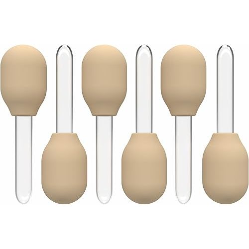 Inspire My Play 6 x Natural Liquid Droppers for Kids Crafts - Sensory Play Pipettes for Kids - Sensory Play Toys and Accessories