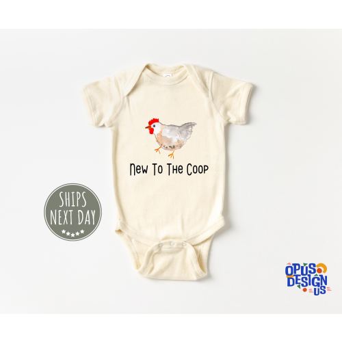 Funny Farm Onesie®, Chicken Onesie®, Chicken Baby Gift, Funny Chicken Onesie®, Farm Onesie®, Farm Baby Gift, Baby Shower Gift