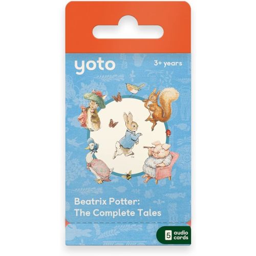 YOTO Beatrix Potter: The Complete Tales – 5 Kids Audio Cards for Use with Player & Mini All-in-1 Audio Device, Educational Screen-Free Listening with Fun Playtime Bedtime Travel Stories, Ages 3+