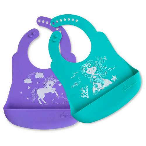 Mermaid and Unicorn Bib Catcher