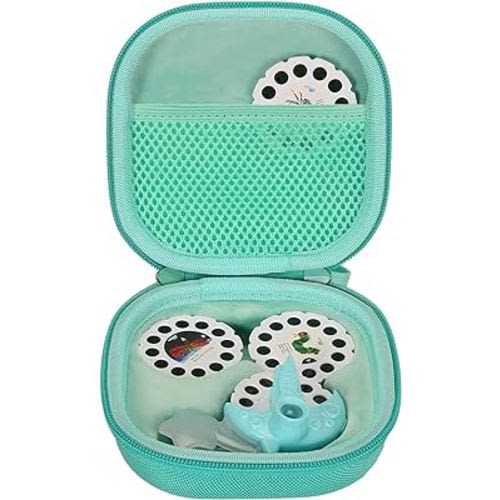 Aenllosi Hard Carrying Case Replacement for Moonlite Mini Projector Gift Pack fits Upto 20 Storybook Reels,Storybook Projector Organizer(Only Case,Mint)