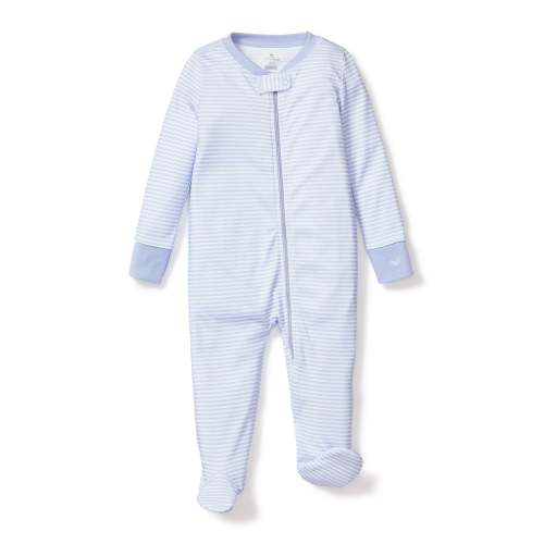 Blue Stripes Pima Romper