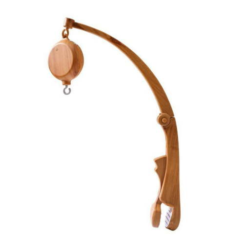 ZPAQI Baby Crib Mobile Musical Box Imitation Wood Music Box with Rotating Hook