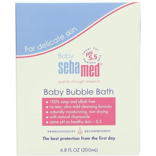 Sebamed Baby Bubble Bath 6.8 Fluid Ounces - Best for Baby's Sensitive Skin - Eczema - Psoriasis