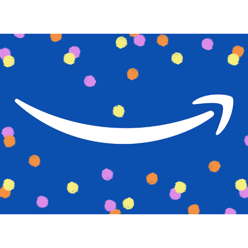 Any Amount Amazon eGift Card Smile - Confetti (Animated): Gift Cards