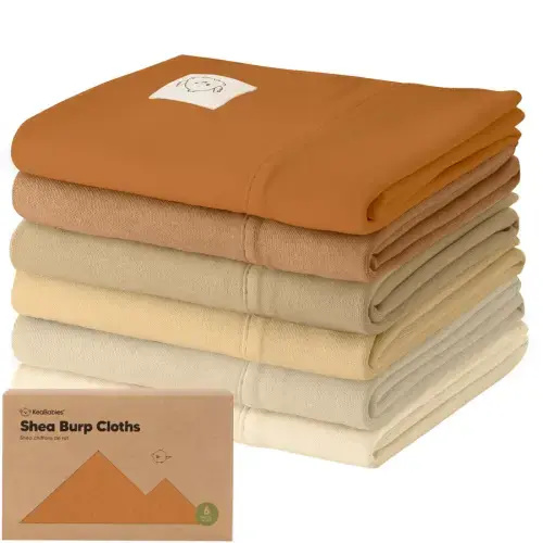 Shea Burp Cloths -- Terracotta