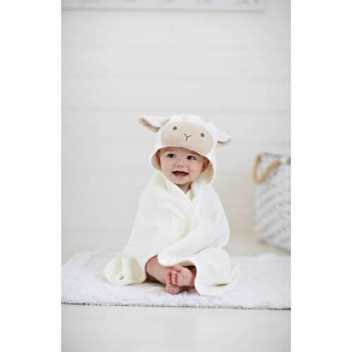 Terry Velour Hooded Lamb Towel