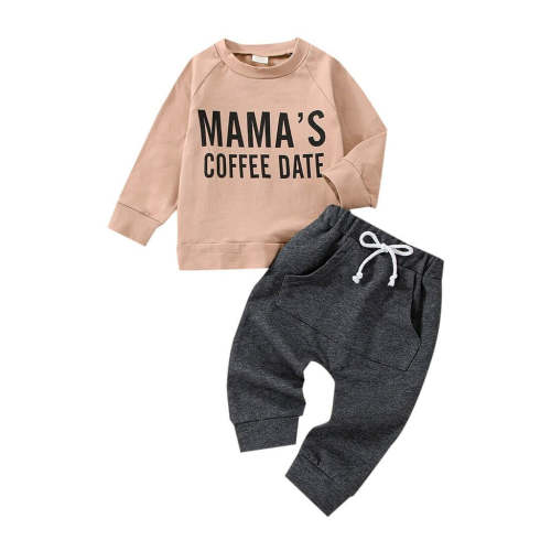 Little Boy Mama's Coffee Date 2-Piece Outfit Set
– The Trendy Toddlers