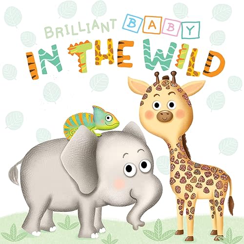 Little Hippo Books Brilliant Baby: In the Wild - Children's Touch and Feel and Learn Sensory Board Book Board book – December 30, 2022