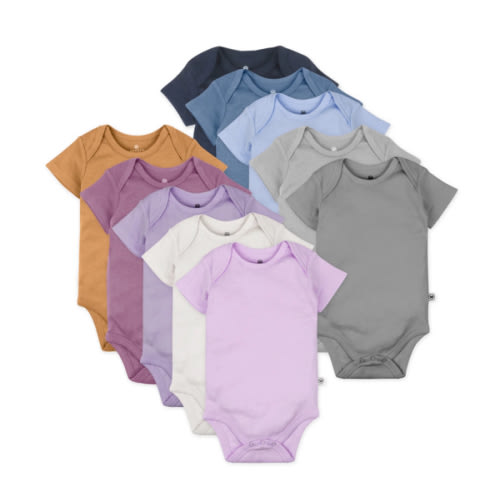 10-Pack Organic Cotton Short Sleeve Bodysuits | Honest Baby Clothing