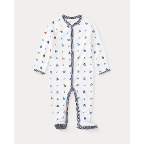 Polo Bear Cotton Coverall | Ralph Lauren