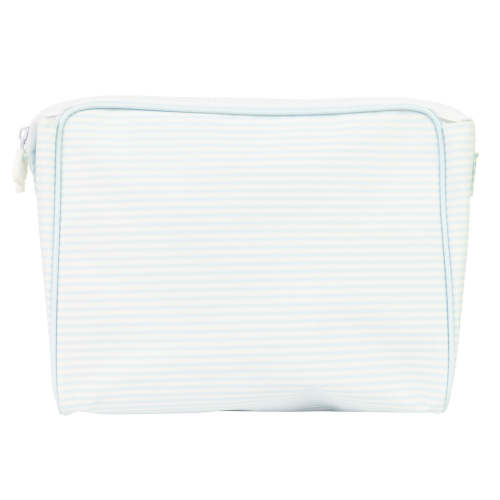 The Go Bag in Light Blue Stripe