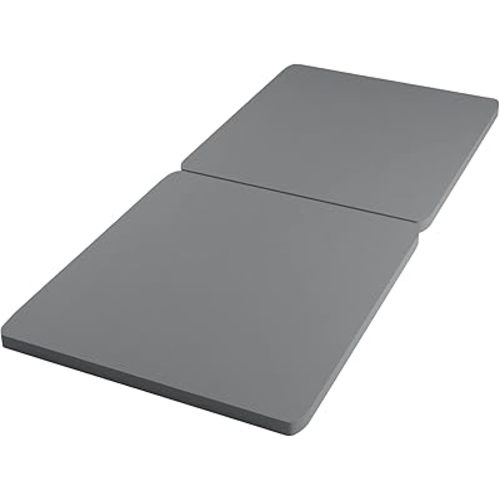 Spinal Solution Wood Split Bunkie Board/Slats,Mattress Bed Support,Fits Standard, Twin, Grey