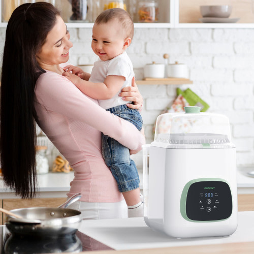 Mom Cozy KleanPal Pro Baby Bottle Washer and Sterilizer - Sage