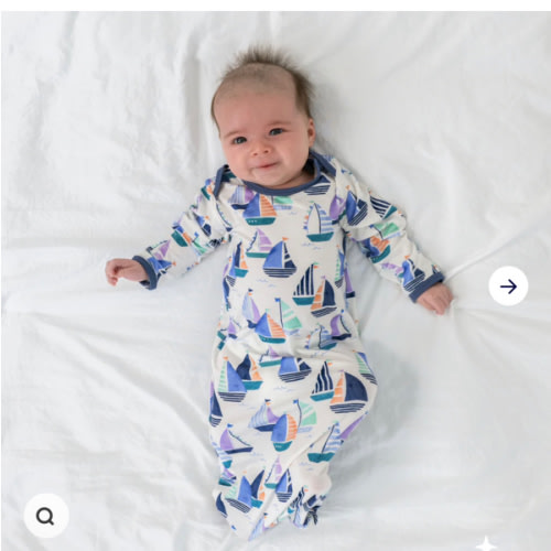 Seas The Day Infant Gown – Little Sleepies